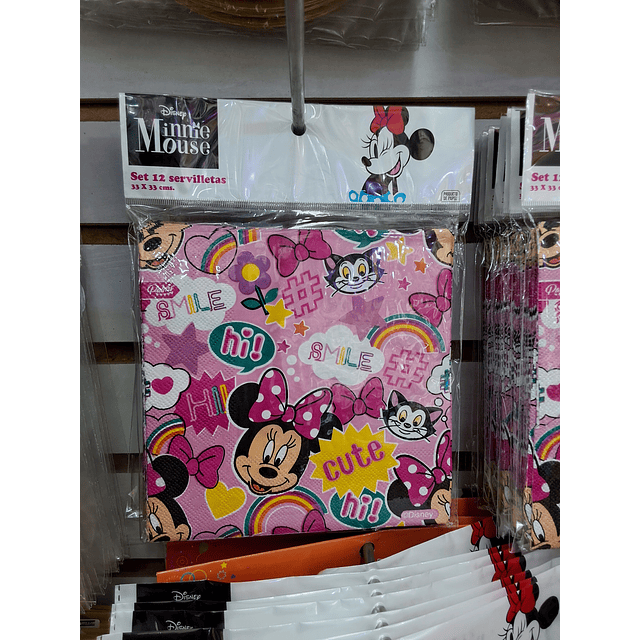 Servilletas Minnie mouse 12 unidades 
