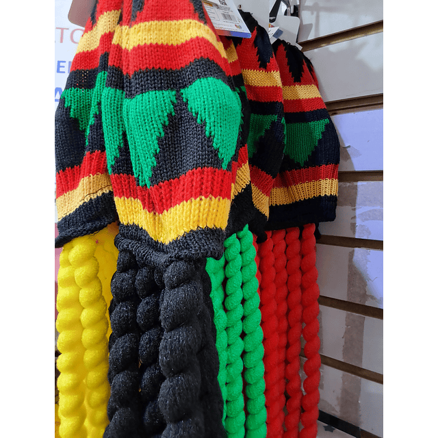 Gorro Cotillón Rasta 