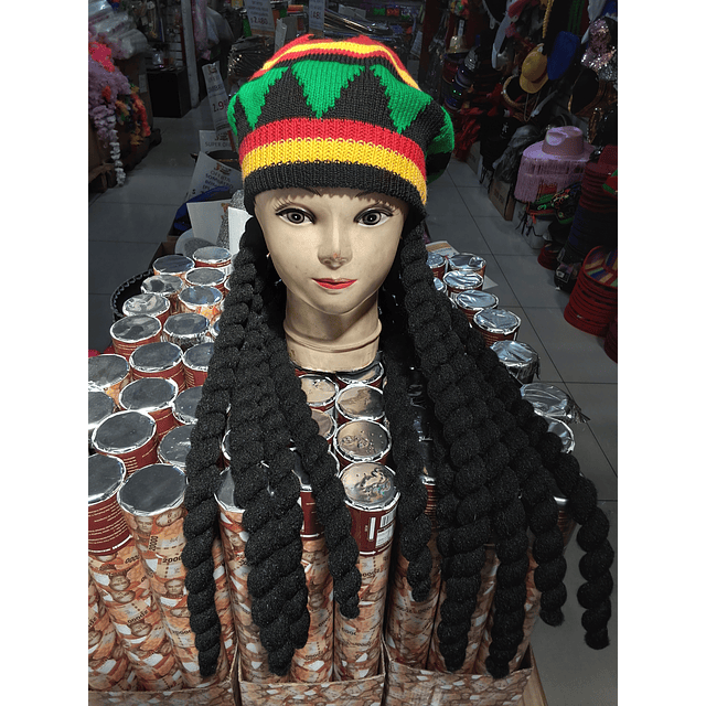 Gorro Cotillón Rasta 