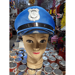 Gorro Cotillón policía 