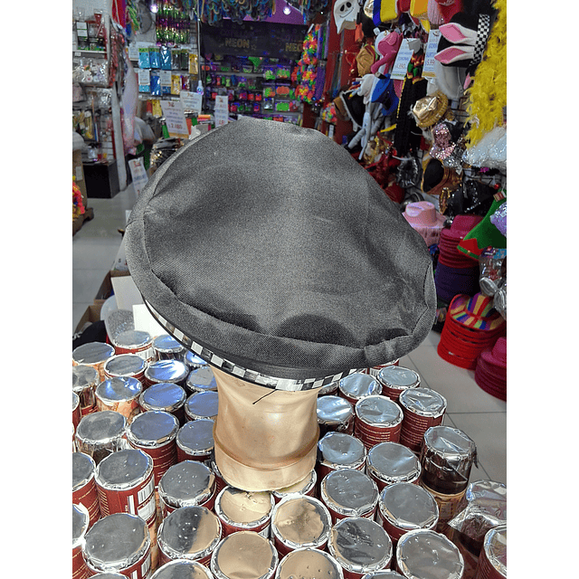 Gorro Cotillón policía negro