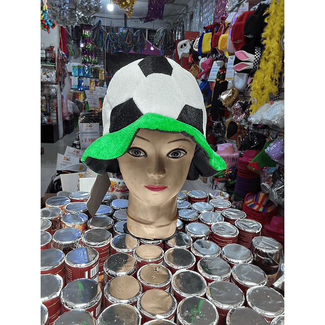Gorro fútbol de género 