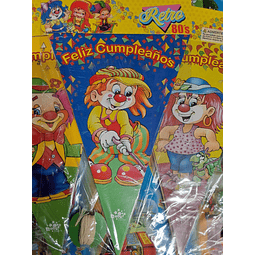 Artículos Retro 80's banderín decorativo 