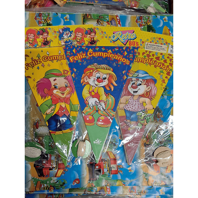 Artículos Retro 80's banderín decorativo 