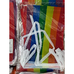 Banderín de colores arcoiris 