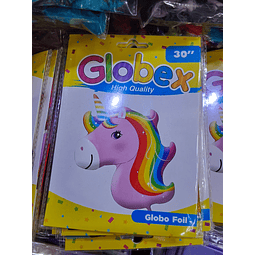 Globo metalizado unicornio 