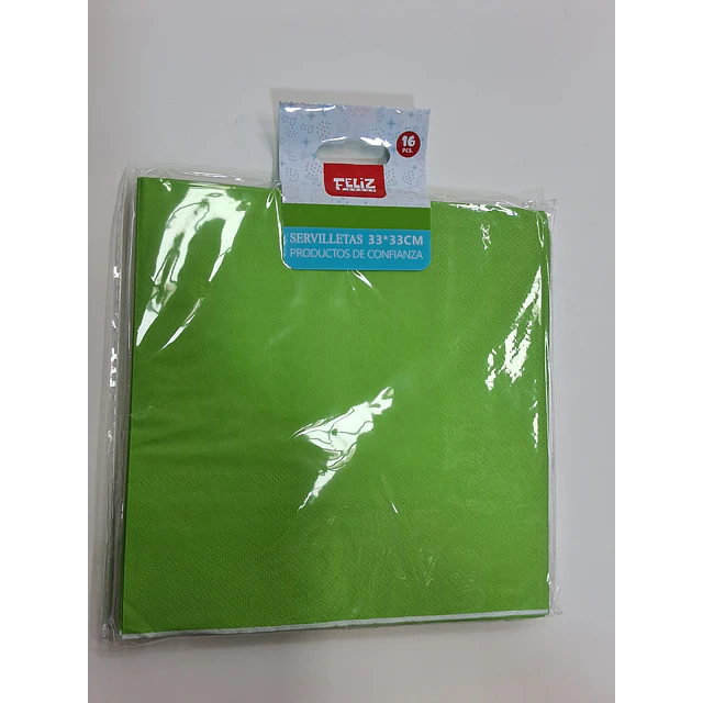 Servilletas de colores de 16 unidades