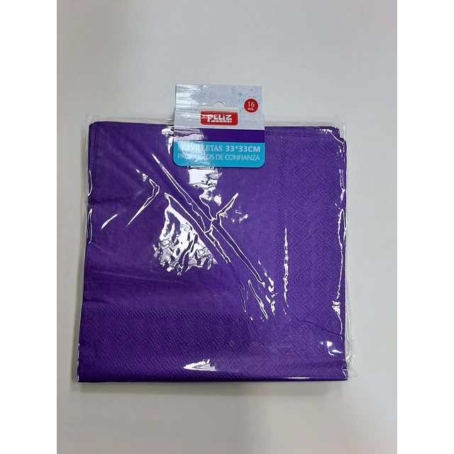 Servilletas de colores de 16 unidades