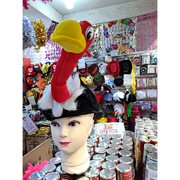 Gorro pavo real 