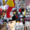 Gorro pavo real 