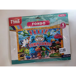 Fondo de tela Decorativo Feliz cumpleaños