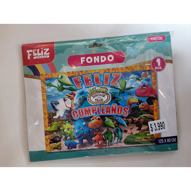 Fondo de tela Decorativo Feliz cumpleaños