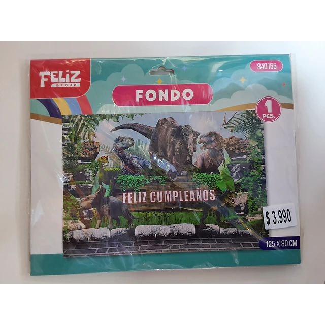 Fondo de tela Decorativo Feliz cumpleaños