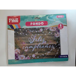 Fondo de tela Decorativo Feliz cumpleaños