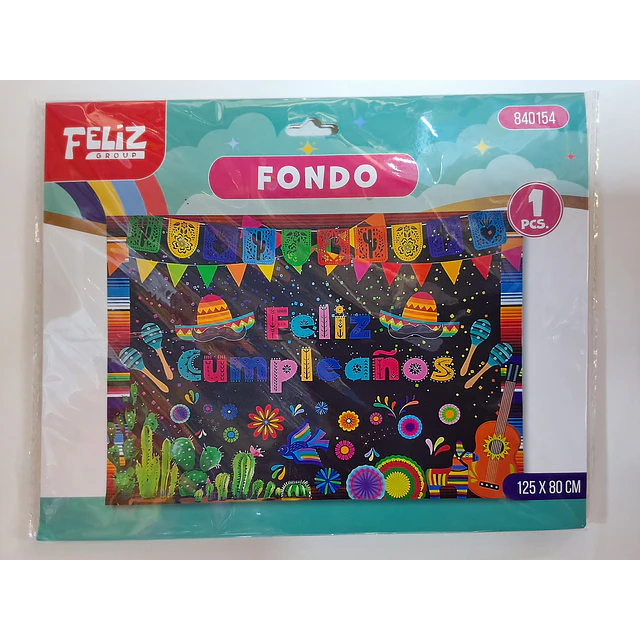 Fondo de tela Decorativo Feliz cumpleaños