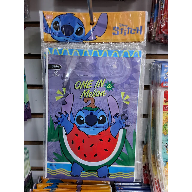 Stitch bolsas para dulces x 6 unidades 