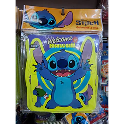 Stitch banderín Feliz cumpleaños 