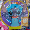 Stitch piñata plegable 