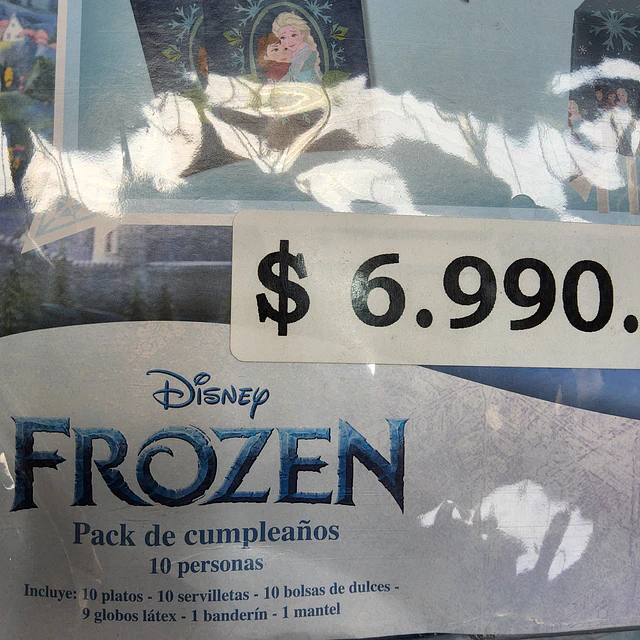 Frozen pack de cumpleaños para 10 personas