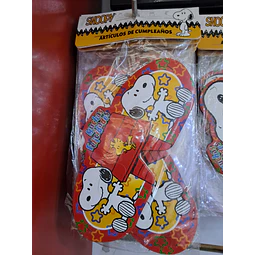 Snoopy antifaz x 6 unidades 