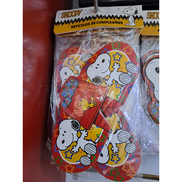 Snoopy antifaz x 6 unidades 