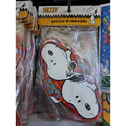Snoopy antifaz x 6 unidades 