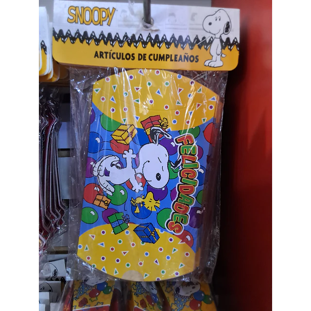 Snoopy caja para sorpresas x 6 unidades 
