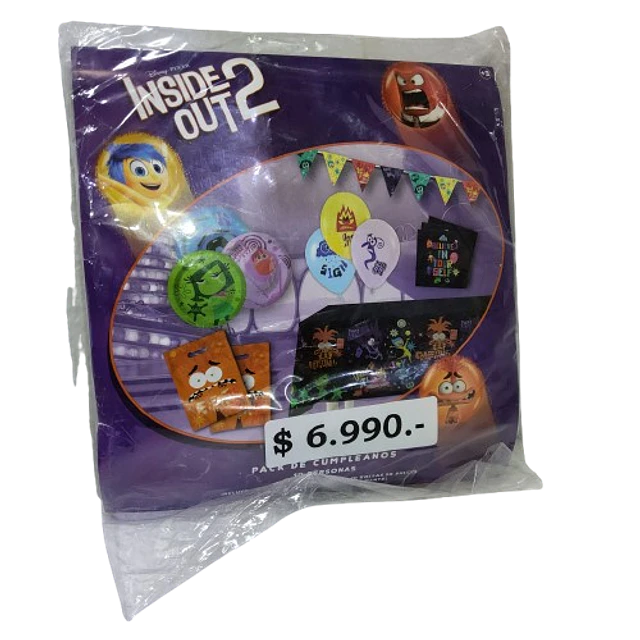 Intensamente pack de cumpleaños 