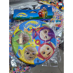 SET PLATOS TELE TUBBIES X 6 UNIDADES