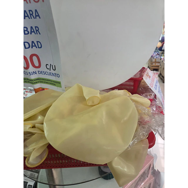 GLOBO LATEX PARA ENGLOBAR X UNIDAD