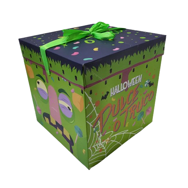 CAJA REGALO HALLOWEEN  22X22X22