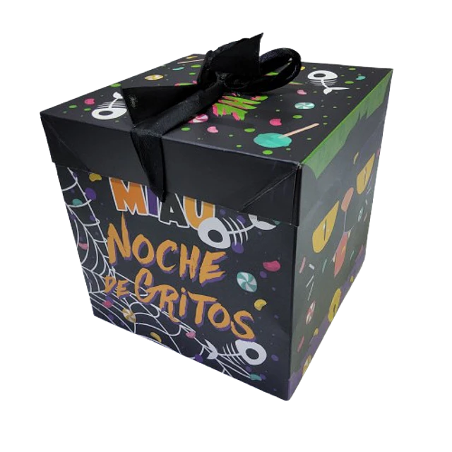 CAJA REGALO HALLOWEEN  22X22X22