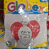 GLOBOS FRASES X 25 UNIDADES N°12 GLOBEX SELECCIONADOS