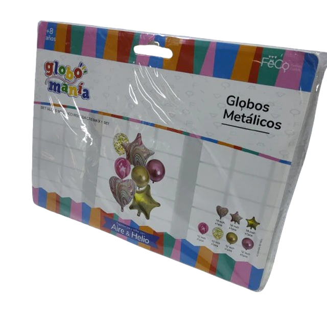 SET GLOBO METALICO BOUQUETS GLOBOMANIA