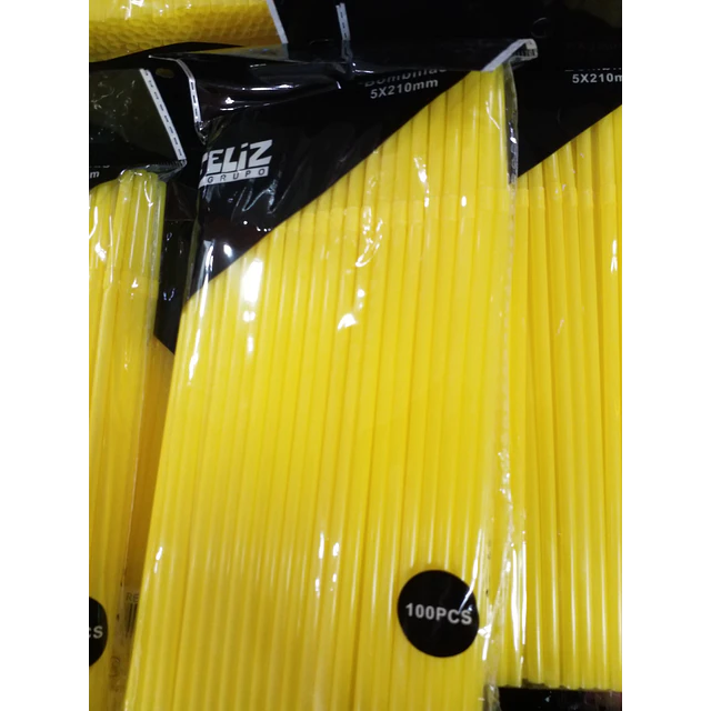 BOMBILLAS COLORES 5 X 210 MM X 100 UNIDADES