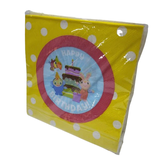 SET SERVILLETAS VARIOS DISEÑOS  X 20 UNIDADES