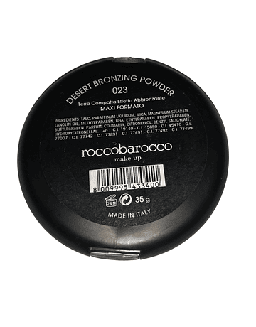 ROCCOBAROCO MAXI DESERT BRONZING POWDER N.023 Terra Compatta Effetto Abbronzante maxi-formato 35G