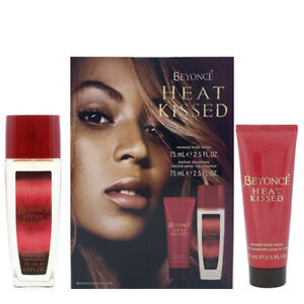 Beyoncé Heat Kissed Gift Set 75ml Deodorant Spray + 75ml Body Lotion