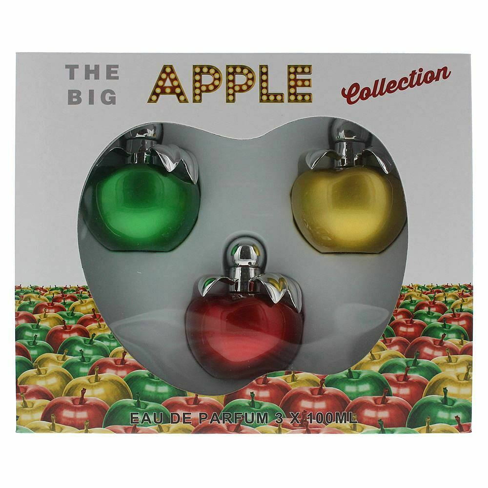 The Big Apple Set Regalo 100ml Green Apple EDP + 100ml Gold Apple EDP + 100ml Red Apple EDP