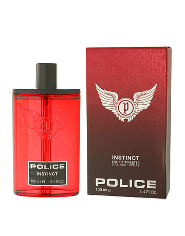 POLICE INSTINCT EDT 100ML + POCHETTE POLICE MAN BLU 