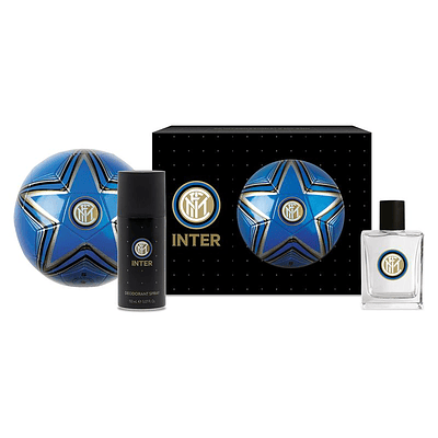 Inter edt 100ml + deo spray150ml + pallone