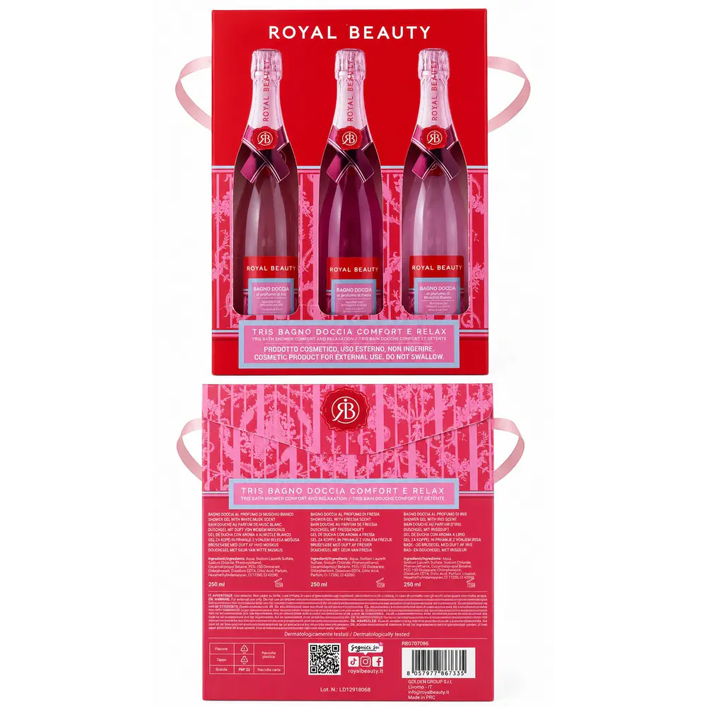Royal Beauty Cofanetto Bagno Doccia Comfort e RelaX