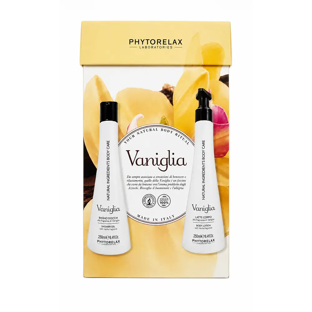 Phytorelax Cofanetto Vaniglia Bagno Doccia Latte CORPO