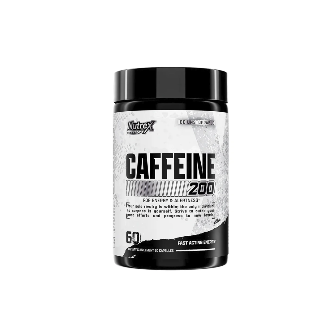 Cafeína 200 Mg! 60 Cápsulas Nutrex