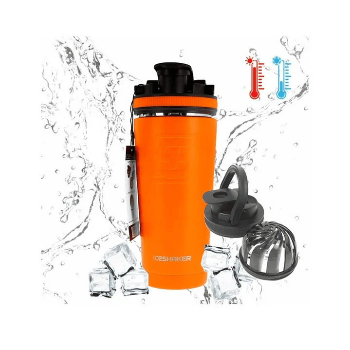 Iceshaker Termo Shaker 768ml Banda Naranja 2