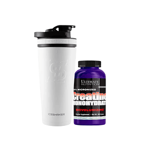 Pack Creatina Monohidratada 300gr + IceShaker Acero Inoxidable  