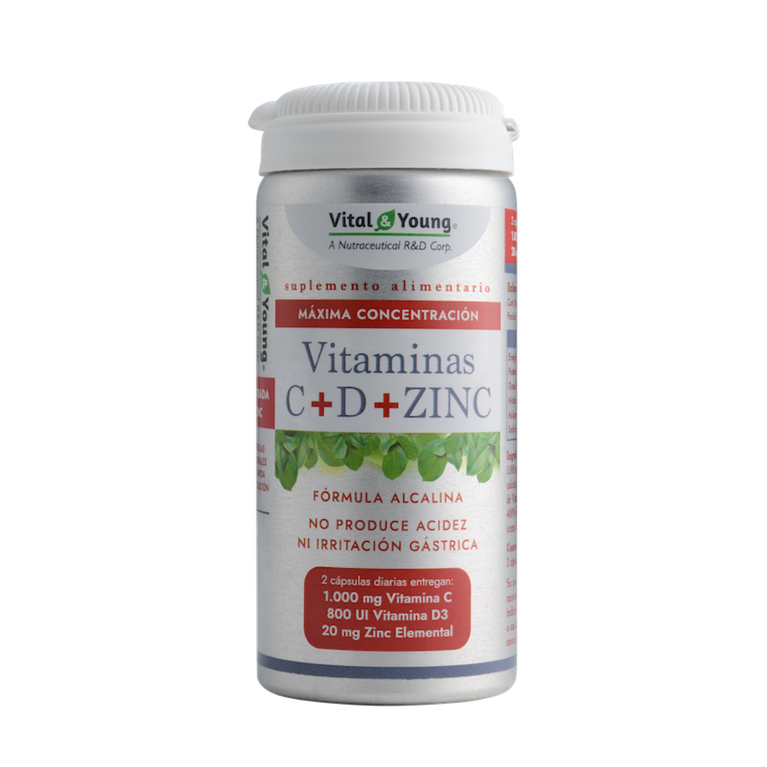 Vitamina C + D + Zinc 1