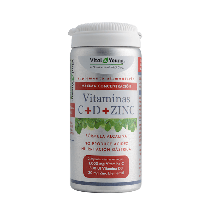Vitamina C + D + Zinc 1