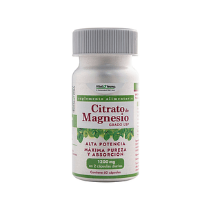 Citrato de Magnesio Grado USP de alta potencia
