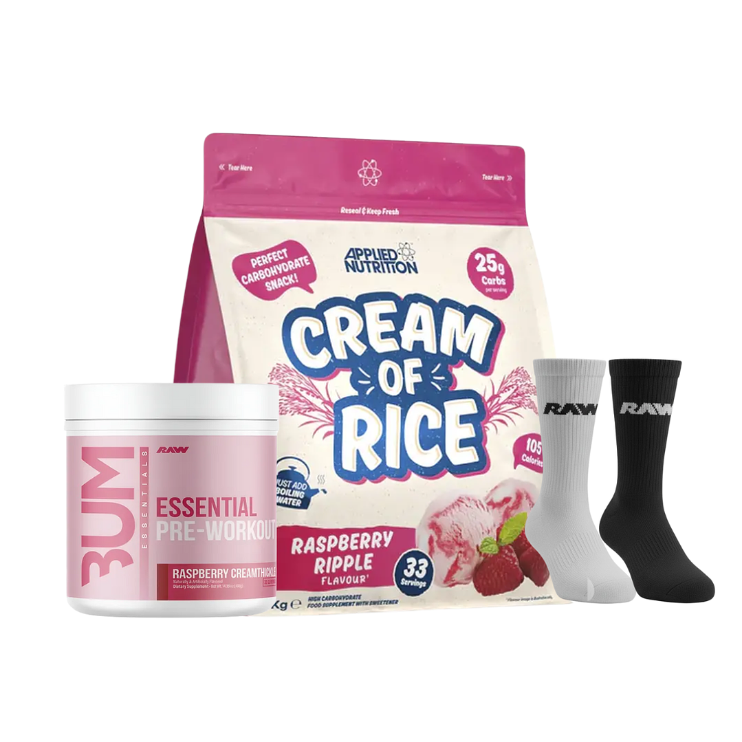 Crema de Arroz + Pre Essential Cbum + Par de Calcetines RAW 1